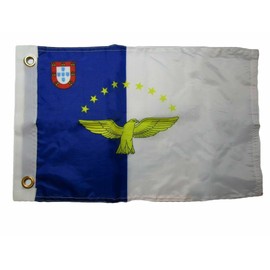 SouthBeach 12x18 12"x18" Azores Country 100% Polyester Motorcycle Boat Flag Grommets
