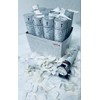 Party Xclusive Pack of 6 Large 12"-inch Confetti Cannon White