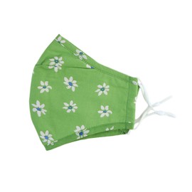 Komodo Face Mask Kids Face Mask - Green Daisy