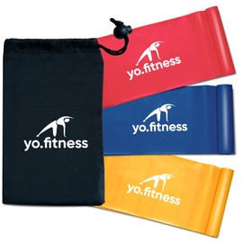 Set de Bandas de Estiramiento | Ligas de Extension | 1.20 de Largo | Ejercicio, Yoga, Pilates