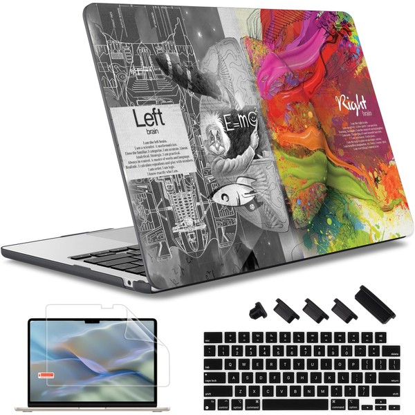 May Chen Compatible with MacBook Air 13.6 Inch Case 2024