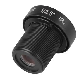 HD IR CCTV Lens for Security IP Camera, 5.0 Megapixel, M12*0.5 Lens, 2.1mm Focal Length, 180°Wide Angle, Used on 1/2.5