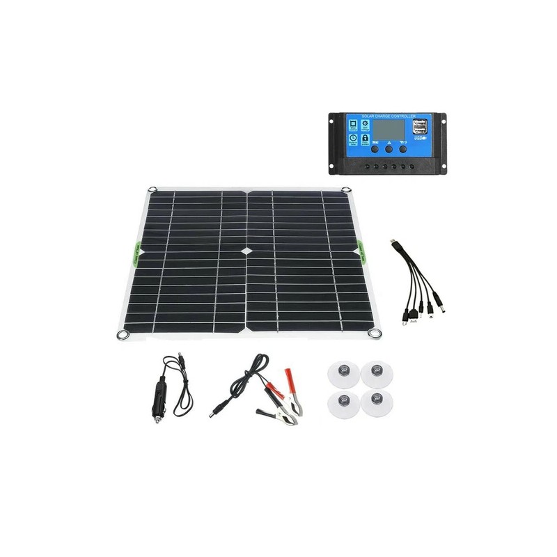 Unbranded 1000W Solar Panel Kit 100A 12V Battery Charger with