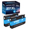 EASYPRINT Compatible (2xCyan) Ink Cartridges Replacement for HP 950xl 951xl