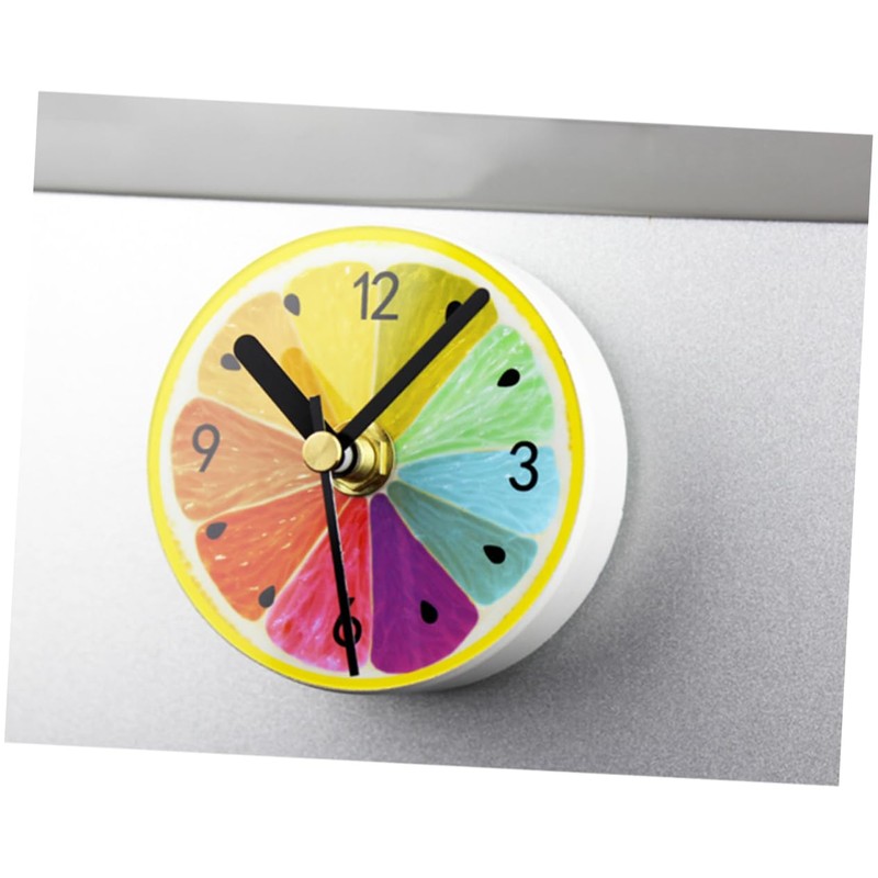 Levemolo Refrigerator Clock Magnet Sticker Clock Magnetic Stickers for Fridge