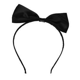 Big Bow Headband Black Bowkont Headbands for Women Headwear Hairband Large Christmas Hair Bows for Party Prom Decoration Bow Hair Accessories Headdress for Girls