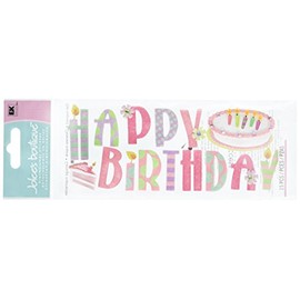 JOLEES Boutique Title Wave Stickers, Happy Birthday
