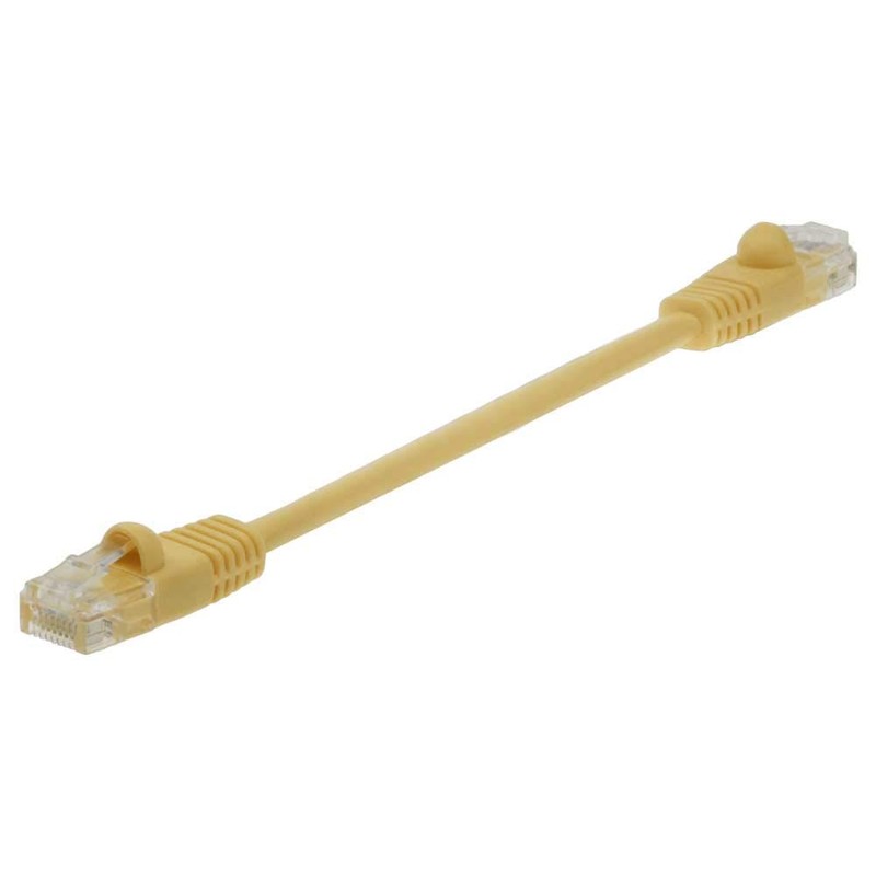 1.5ft Cat 5E Unshielded (UTP) Ethernet Network Cable - Yellow