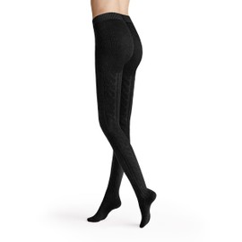 Hudson Women's Tights Winter Plait Warming, Black 0005