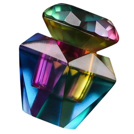 FRCOLOR Octagonal Glass Dappen Dish Lid Nail Monomer Holder Acrylic Nails Tool Dish for Monomer