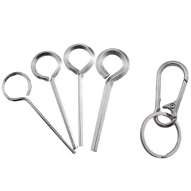 CXMTECH 1 Set Ring Allen Ring Wrench Set Allen Key With 1 Fob For Actuator Emergency Exit Device Entanglement Kit Gym Door