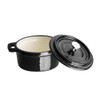 Vogue Cast Iron Round Mini Pot 49X99X130mm 240ml Stockpot Saucepan