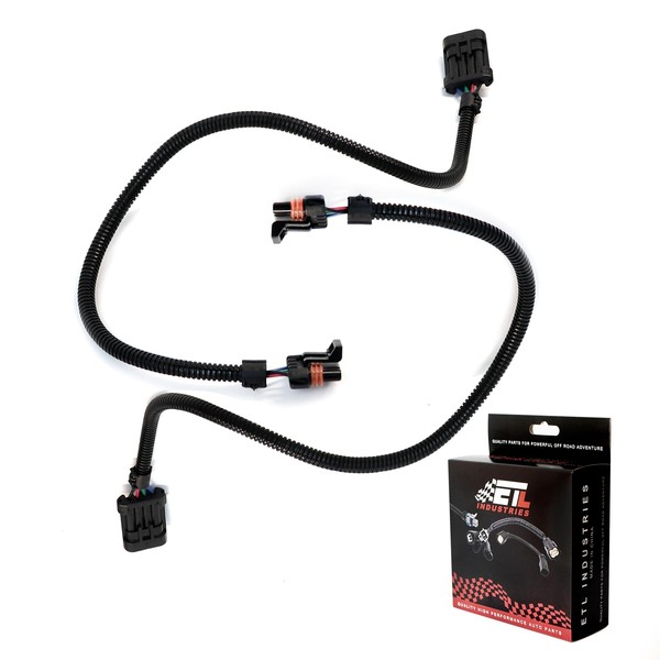 ETL INDUSTRIES 2Pcs 24" 4 Pin O2 Oxygen Sensor Extension