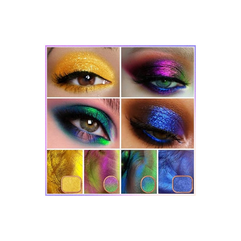 UCANBE- SOMBRA DE OJOS MULTICROMADA: paleta de maquillaje de ojos