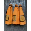 Veuve Clicquot Brut Champagne Zipper Sleeve Coozy Neoprene Orange Brand