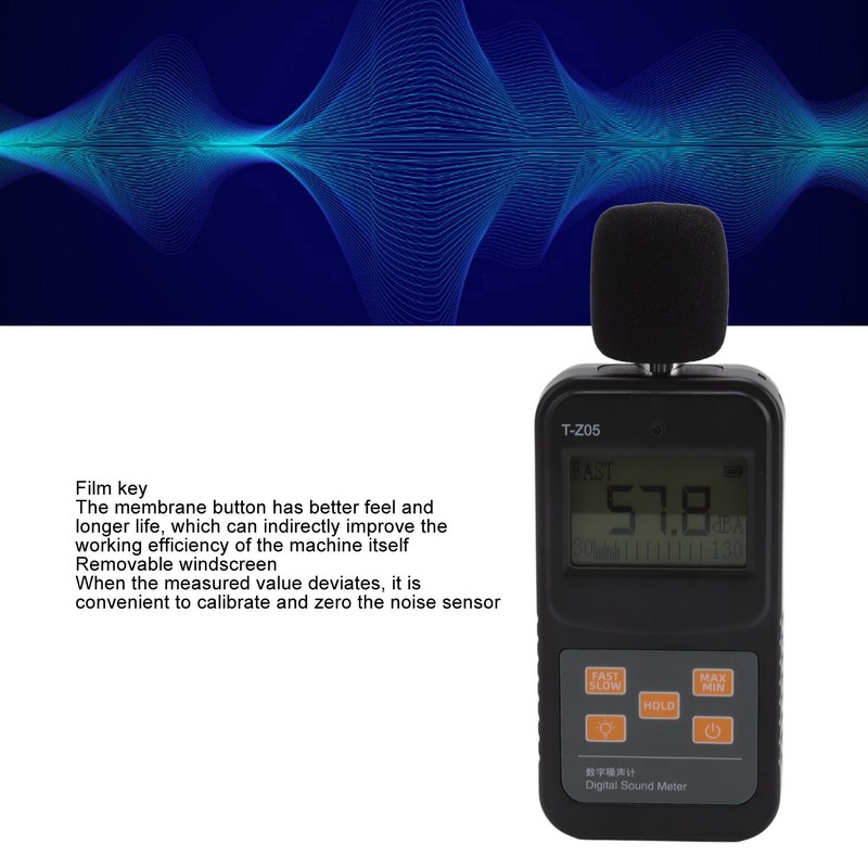 Digital Sound Level Meter Decibel Meter 30 to 130dB Audio