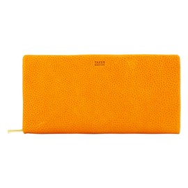 Takeokikuchi 761605 Men's Long Wallet, Genuine Leather, Sophia Zip Around Leather, Italian Leather, Pigskin Cowhide, [04] Camel