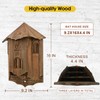 VIREESR Wooden Castle Bat Houses for Outdoors, Bat Boxes for