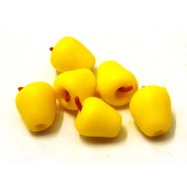 Tumdee Miniatures Dolls House Miniature Set of 6 Yellow Apples Miniature Accessory