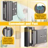Home Security Door Lock, Upgraded Metal Door Reinforcement Lock, 3"
