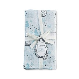 Cooksmart 1552 On a Frosty Winter Morning Pack of 4 Cotton Napkins