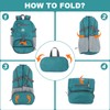 Minicoco Lightweight Hiking Backpack Foldable Backpack Ultra Light Unisex Daypack