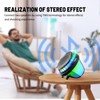EMPERSTAR Floating Speaker for Pool with Colorful Lights, IPX7 Waterproof