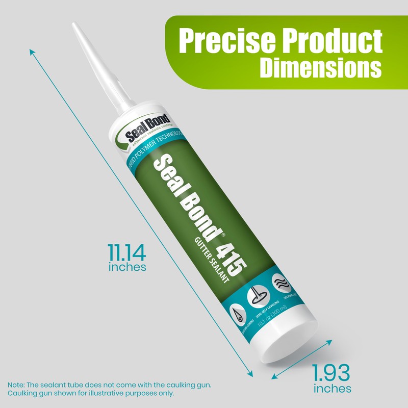 Seal Bond® 415 Gutter & Seam Sealant, White