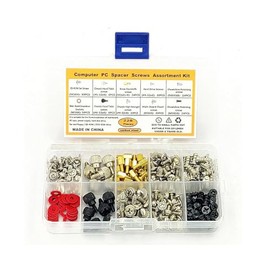 228 Pieces Computer Standoffs Screws Assortment Kit for Hard Drive Computer Case Motherboard Fan Power Graphics