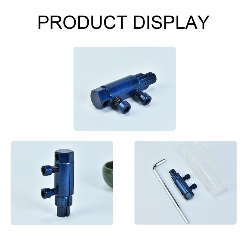 KSOPUERT Upgraded Adjustable Broken Bolt Extractor - Reverse Flute Stripped