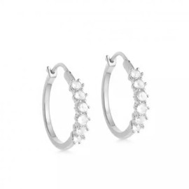 Sterling Silver Hoop Earrings 1 Pair Silver Hoop Earrings for Women Silver Hoops Hypoallergenic Small Silver Hoop Earrings for Women Girls 16mm
