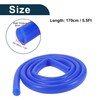 TUCKBOLD Silikon-Vakuumschlauch 130PSI Maximaldruck Hochtemperatur-Automobil-Vakuumschlauch Blau 1 Stück 5,5 Fuß