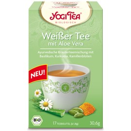 Yogi Tea White Tea with Aloe Vera Organic 17 x 1.5 g