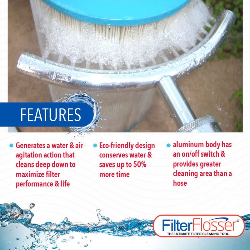 Filter Flosser - The Ultimate Cartridge Filter Cleaner for Pools