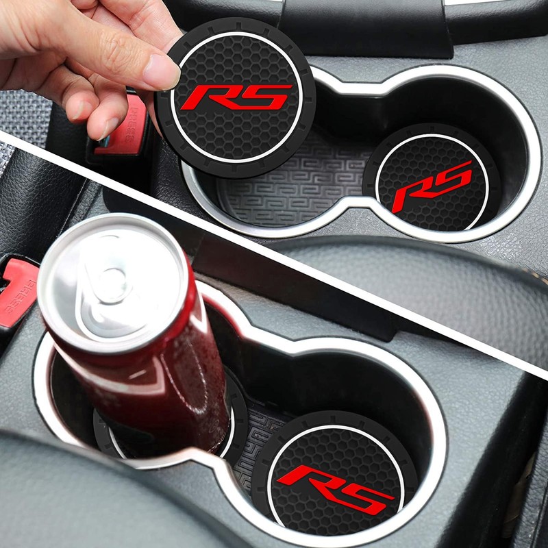 Annloysky Aooloysky 2PCS Car Cup Holder Coasters Interior Accessories, 2.75
