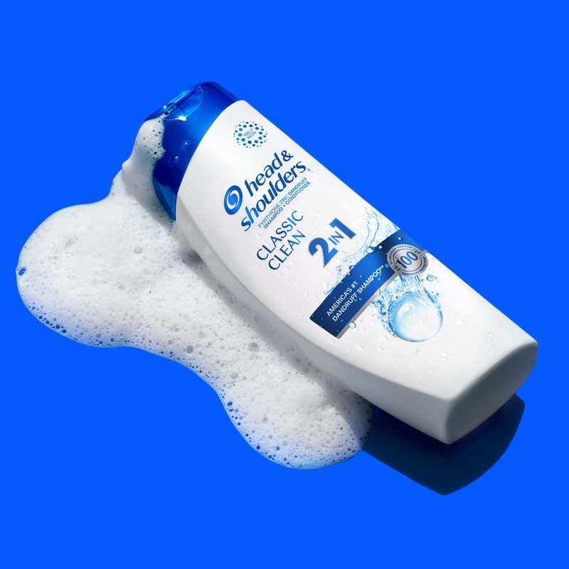 Head & Shoulders Anti-Dandruff Shampoo and Conditioner, Classic Clean 2-in-1,