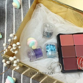 OBMMIRAO Upgrade 1PCS Gold Gift Box 9.5x7x4 Inches, Sturdy Gift Box with Lid for Gift Packaging, Foldable Magnetic Closure Storage Boxes, Bridesmaid proposal box, Rectangle Collapsible Box