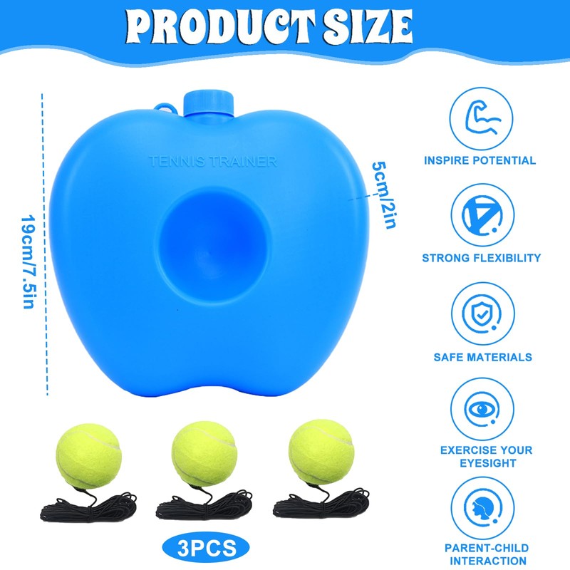 Funmo Tennis Trainer Tennis Trainer Set Trainer Baseboard Set with