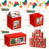 GWHOLE Christmas Advent Calendar Boxes 24Pcs DIY Craft Paper Box