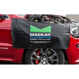 Mackay MGC01 Mechanics Fender Guard Cover with Magnets + Hooks, Felt Backed, Mackay Logo, 110 x 60 cm