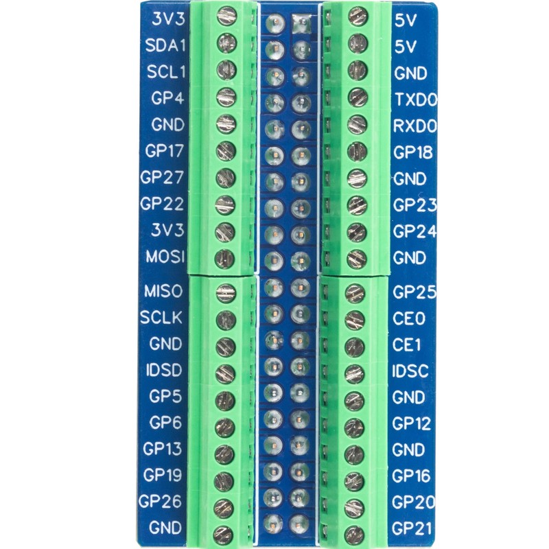 for RPi Pi IO GPIO Terminal Blocks Breakout Board 40Pin