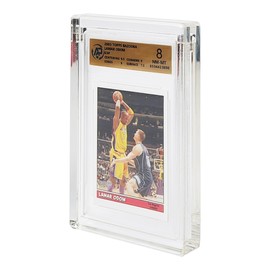 Acrylic Magnetic Top Open Single Graded Card Display Case - 0.9in Thick High Transparency Holder for PSA Baseball/Sports Cards - PSA Card Display, (1 Card + No Base, 1)