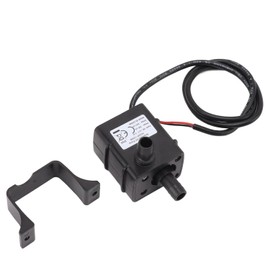 Bomba de Agua DC 12V 5W, Elevación 3m 240L/H, Mini Motor Sin Escobillas Bomba de Agua Sumergible de Bajo Ruido, Bomba de Agua para Piscina Acuario Fuente de Pecera Jardines Fuentes
