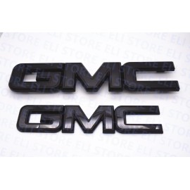 General Motors 2014-2019 GMC Sierra Black Emblem Package Front & Rear 1500 2500HD 3500HD