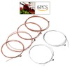 kuou 6 Pack Guitar Strings, Stainless Steel Replacement Steel Strings