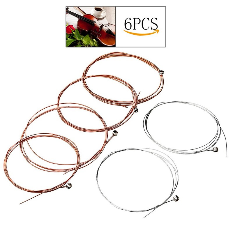 kuou 6 Pack Guitar Strings, Stainless Steel Replacement Steel Strings