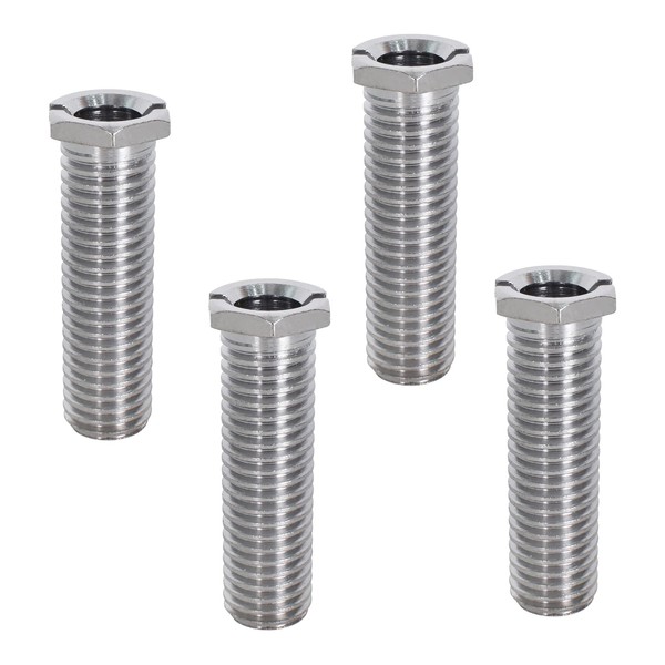 4 Pieces E 45 mm Hollow Screw Sink Stainless Steel