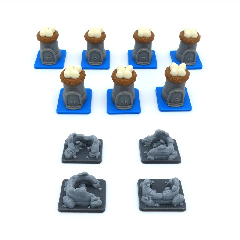 BGExpansions - All In Set for Root, 138 Pieces, High-Quality