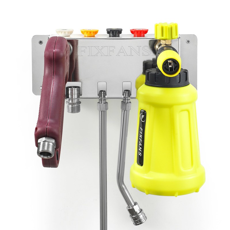 FIXFANS Pressure Washer Foam Cannon Holder, Power Washer Gun Snow