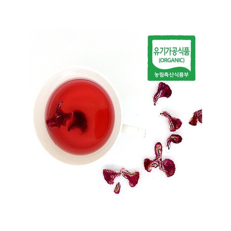 [유기농] 전남 여수 맨드라미 꽃차 6g소 [Organic] Jeonnam Yeosu Celosia